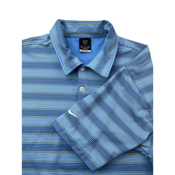 Nike Golf Men's XL Dri-Fit UV Short Sleeve Embroidered Logo Stretch Polo Shirt - Picture 8 of 16